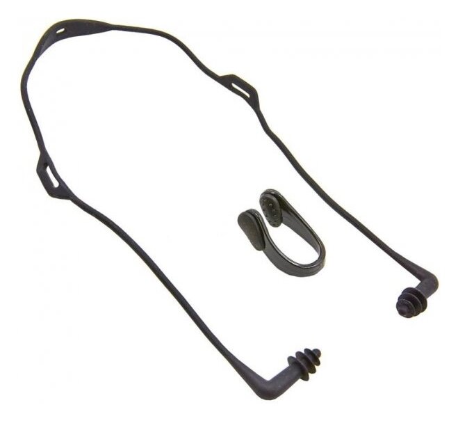 Беруші та затискач для носа SP-Sport HN-4B у пластиковому футлярі, рожевий