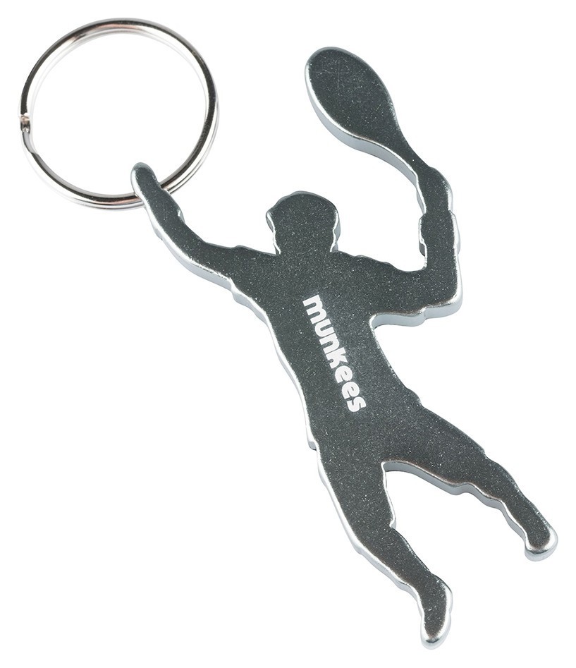 Munkees 3492 брелок-відкривальник Tennis Player grey