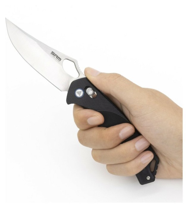 Ніж складаний SRM Retriever 9202, чорний