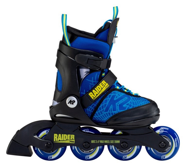 Роликові коньки дитячі K2 RAIDER PRO S (29-34) 170-205мм Blue/yellow/black (30F0205.1.1)