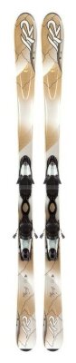 Лижі гірські комплект K2 Supersmooth+MOD 10.0 ER3 139см Beige/white (1020108.122.1+1021012.122.1)