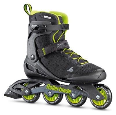 Роликові коньки для дорослих Rollerblade ZETRABLADE ELITE M 38 (6US) 240мм Black/lime (07967000)