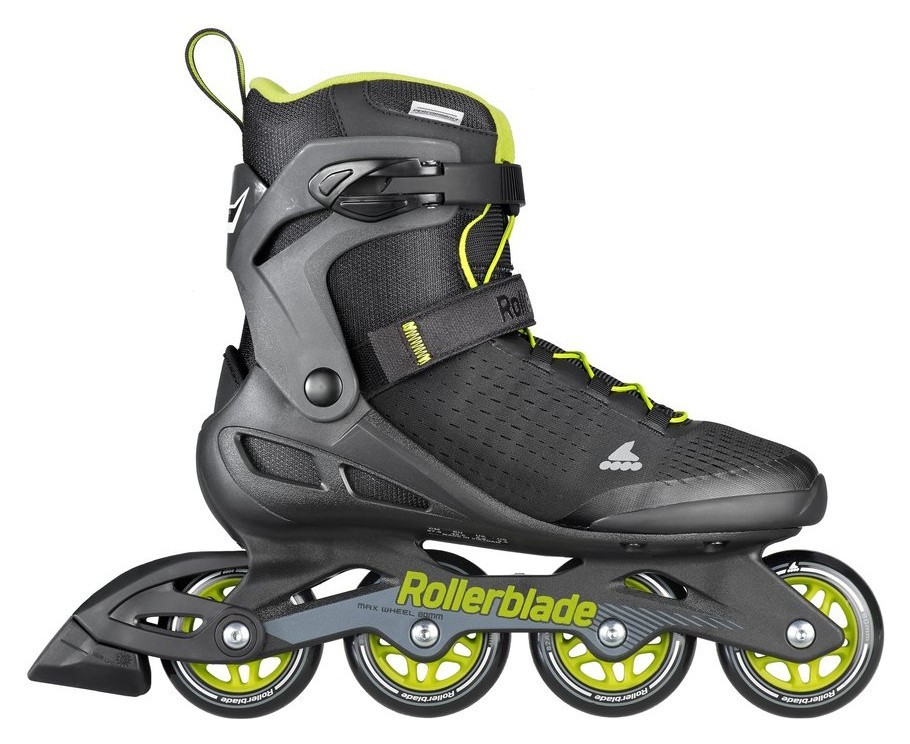 Роликові коньки для дорослих Rollerblade ZETRABLADE ELITE M 38 (6US) 240мм Black/lime (07967000)