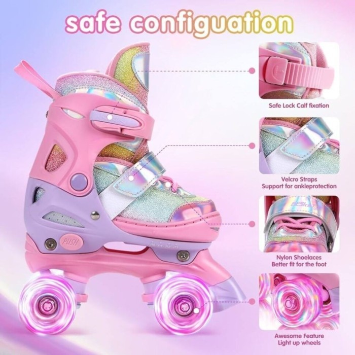 Квады Lucky XS (27-30) pink (1 шт.) Maraton