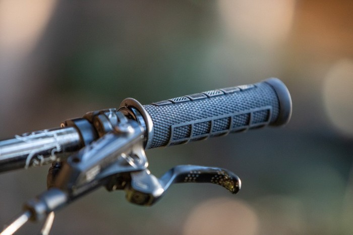 Грипси ODI Elite Pro, V2.1 Lock-On, Navy Blue w/Blue Clamp, сині із синіми замками