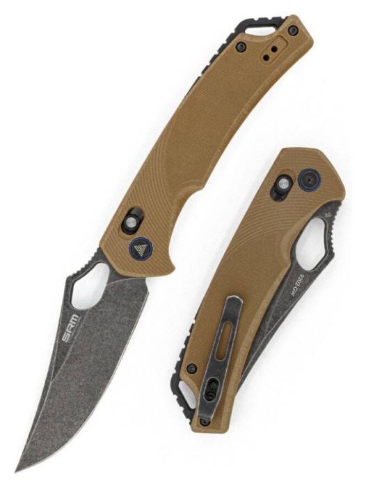 Ніж складаний SRM Retriever 9202-GW, коричневий