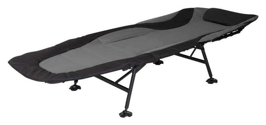 Шезлонг туристичний Eurotrail ROYAL 0201 Grey/black (ETCF0085)