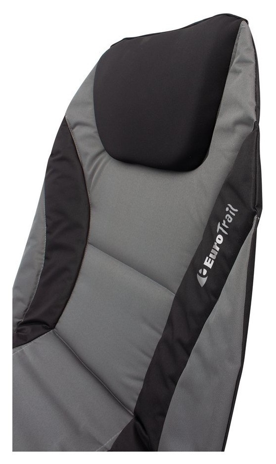 Шезлонг туристичний Eurotrail ROYAL 0201 Grey/black (ETCF0085)
