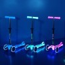 Самокат MICRO серії "Mini Deluxe Glow LED" – АРКТИЧНИЙ СИНІЙ (до 50 kg, 3-х колісний, світло) Фото - 8