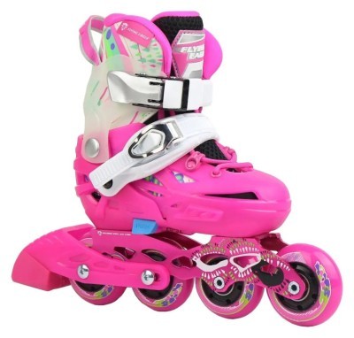 Дитячі розсувні роликові коньки Flying Eagle S6S Junior рожеві