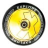 Колесо для трюкового самокату Explore 120 литий диск дюраль abec -9 Жовтий