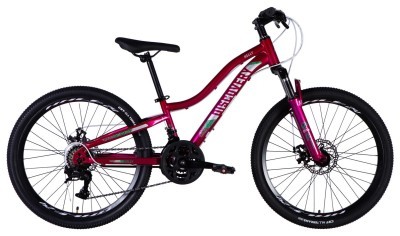 Велосипед ST 24&quot; Discovery KELLY DD FR рама-11&quot; малиновий 2025