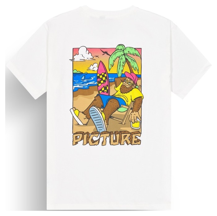 Picture Organic футболка Squatchy white L