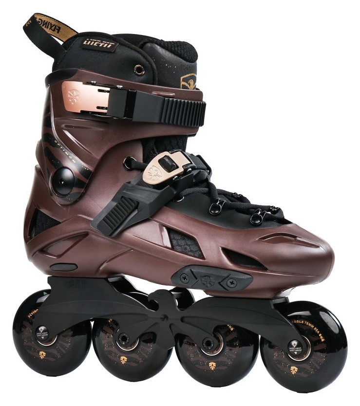 Ролики Flying Eagle F7 Optimum Dual Density коричневі