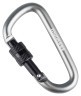 Munkees 3246 карабін D with Screw Lock 6 mm x 60 mm grey Фото - 1