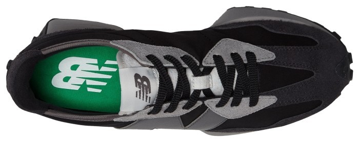 Кроссовки New Balance 327 Т2 мужские черно-серые (MS327GRM) мужские (MS327GRM)
