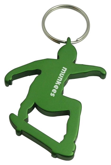 Munkees 3494 брелок-відкривачка Skateboarder green