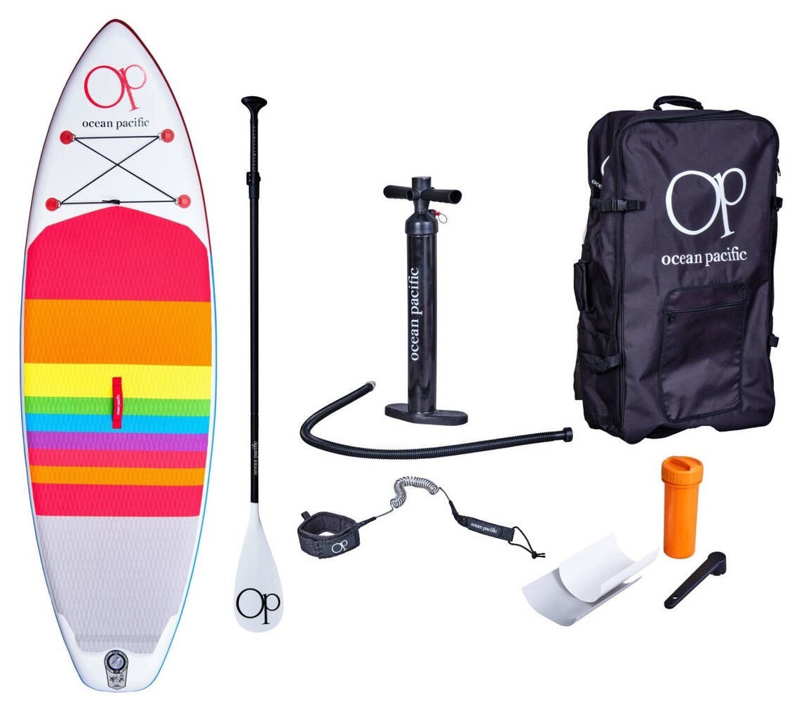Надувна SUP дошка Ocean Pacific Sunset All Round 96 - White/Red/Blue