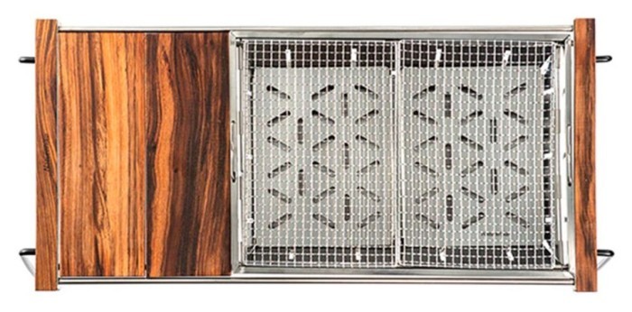 Гриль портативний Naturehike Picnic BBQ Grill NH20CJ006, р-р L, сталь