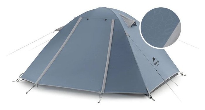 Намет двомісний Naturehike P-Series NH18Z022-P, 210T/65D, темно-синій