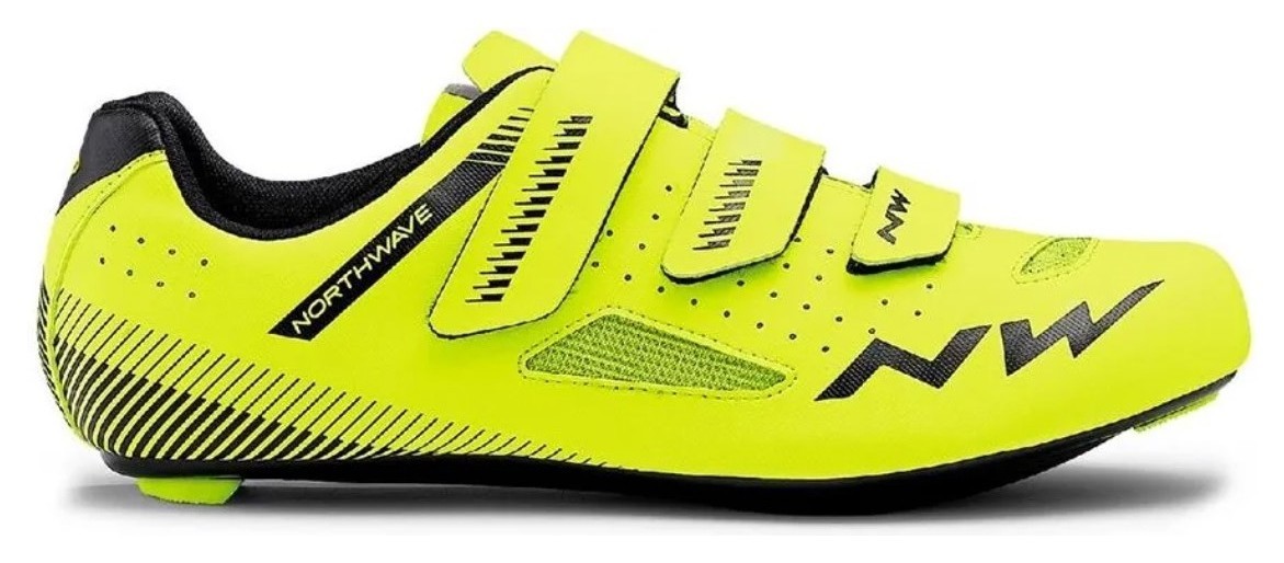 Туфлі велосипедні Northwave CORE M 41.5 (9.0US) Yellow fluo/black (80191016)