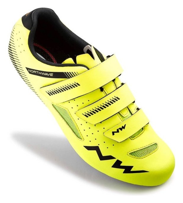 Туфлі велосипедні Northwave CORE M 41.5 (9.0US) Yellow fluo/black (80191016)