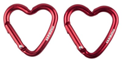 Munkees 3220 карабін Mini 2 Heart (пара) red