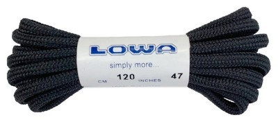 Шнурки LOWA ATC Lo 120 cm black-black