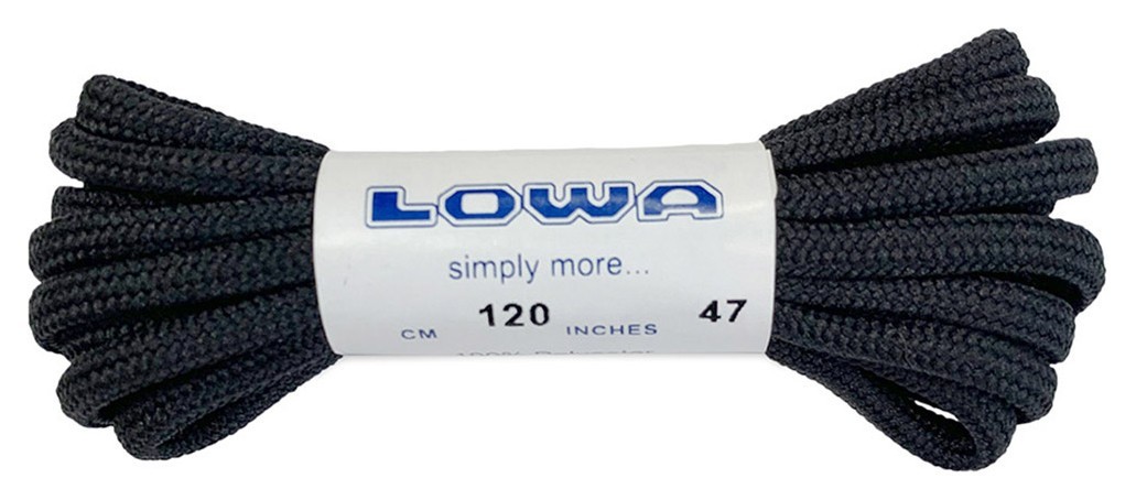 Шнурки LOWA ATC Lo 120 cm black-black