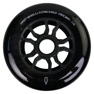 Колеса для роликів Flying Eagle Crocanti 88А 3 шт чорні