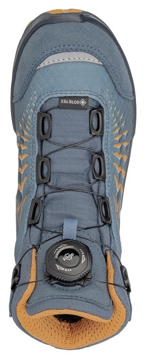 Ботинки LOWA Ferrox GTX MID Jr petrol-mango