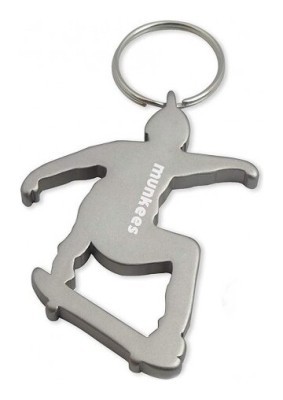 Munkees 3494 брелок-відкривачка Skateboarder grey