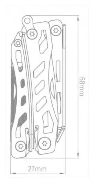 Мультитул NexTool Mini Flagship, чорний