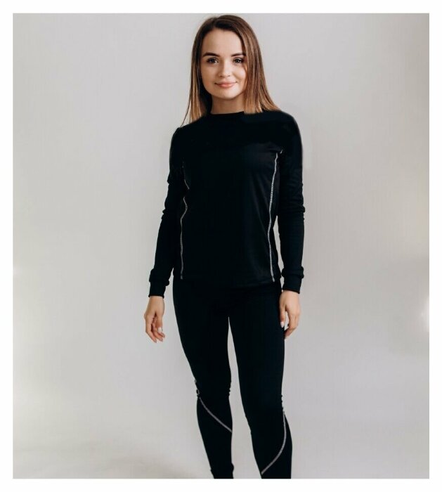 Термобілизна жіноча ROU, чорна
