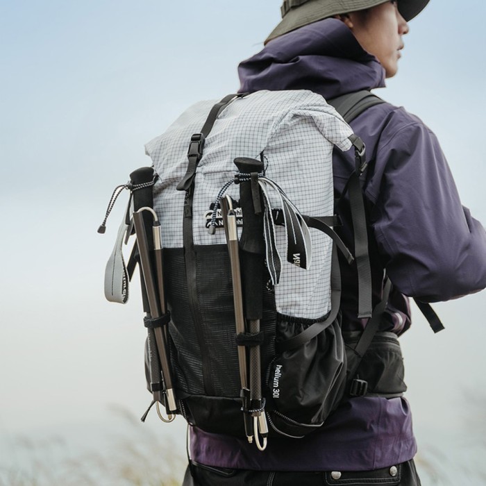 Трекінгова палиця Naturehike CNK2450DS017, 35-110 см, чорна