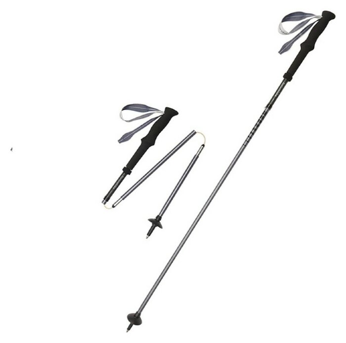 Трекінгова палиця Naturehike CNK2450DS017, 35-110 см, чорна