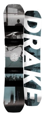 Сноуборд Drake URBAN 151 Grey/white (76291021)