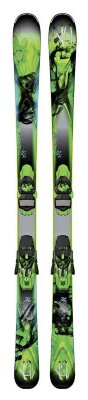 Лижі гірські (комплект) K2 POTION 74 XTI ERC 11 TC W+ERC 11.0 146см Black/green/grey (1040608.150.1+1041308.150.2)