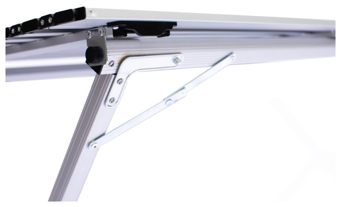 Стіл Tramp з алюмінієвою стільницею 120x60x70см TRF-064