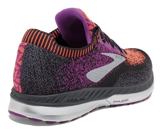 Кросівки жіночі Brooks BEDLAM W 37.5 (6.5US) Black/purple/coral (1202721B080)