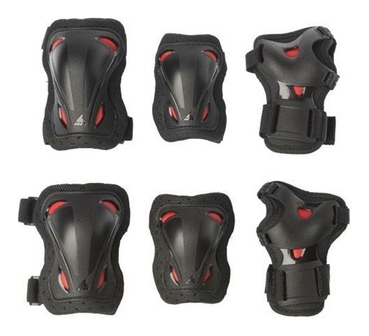 Захисний комплект Rollerblade SKATE GEAR JUNIOR 3 PACK 3XS Black/red (069P0200)