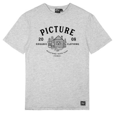 Футболка Picture Organic Brady grey melange