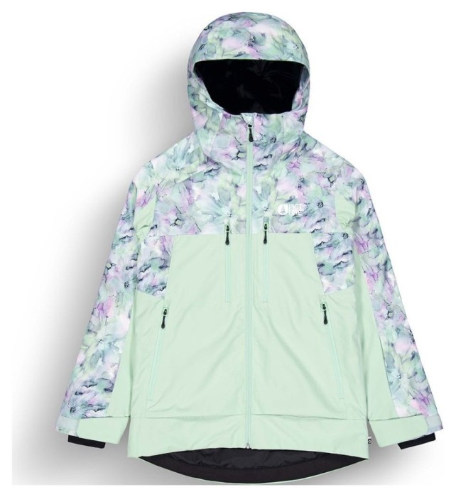 Picture Organic куртка лижна Exa W 2025 blurry water print-silt green M
