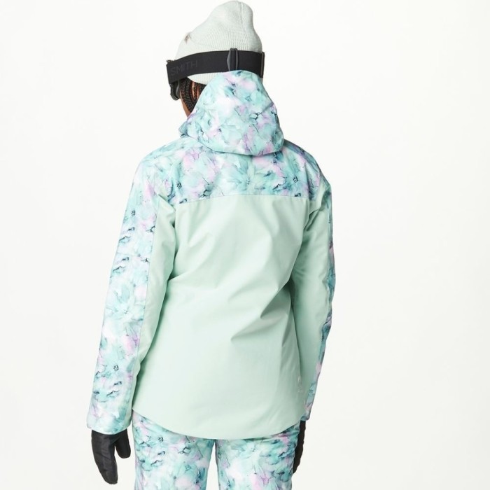 Picture Organic куртка лижна Exa W 2025 blurry water print-silt green M
