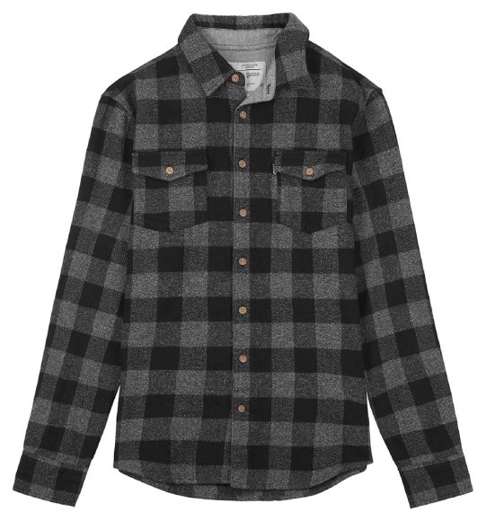 Рубашка Picture Organic Hillsboro black-grey