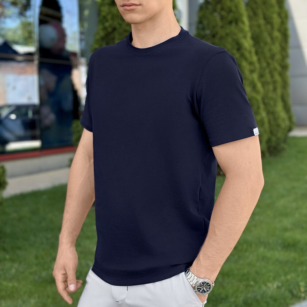 Чоловіча футболка темно-синя Pobedov Peremoga