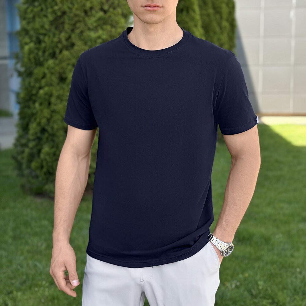 Чоловіча футболка темно-синя Pobedov Peremoga