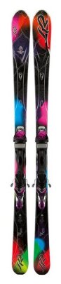 Лижі гірські комплект K2 Superburnin+ERS 11.0 TC 146см Multicolor/black (1020101.121.1+1021005.121.1) O