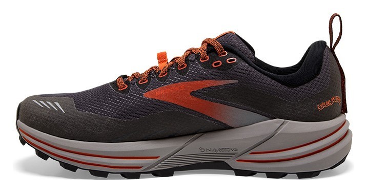 Кросівки чоловічі Brooks CASCADIA 16 GTX M 40.5 (7.5US) Black/ebony/cinnabar (1103771D060)