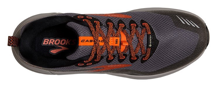 Кросівки чоловічі Brooks CASCADIA 16 GTX M 40.5 (7.5US) Black/ebony/cinnabar (1103771D060)